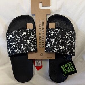 Vans YOUTH Black Glow Slide Sandals